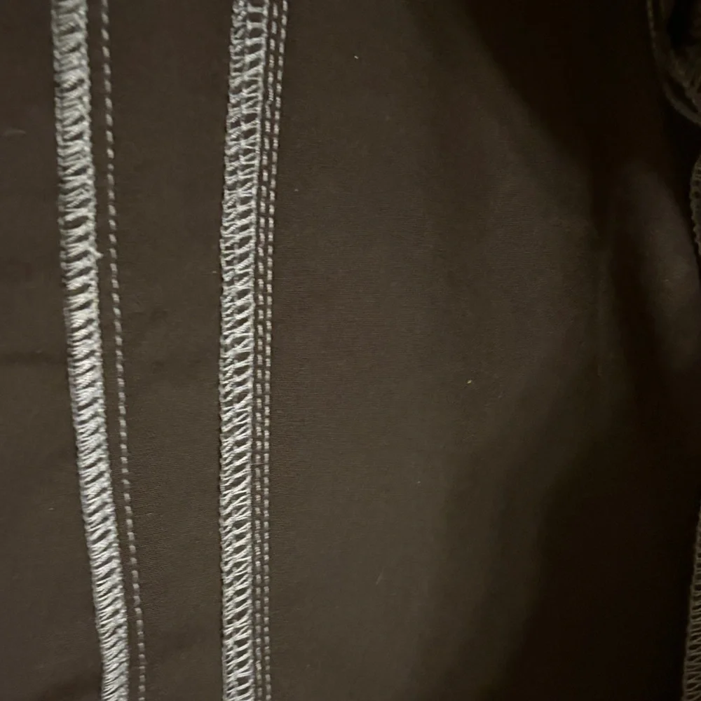 WHBM Blue Coated Denim Zippered Jacket - Picture 14 of 15